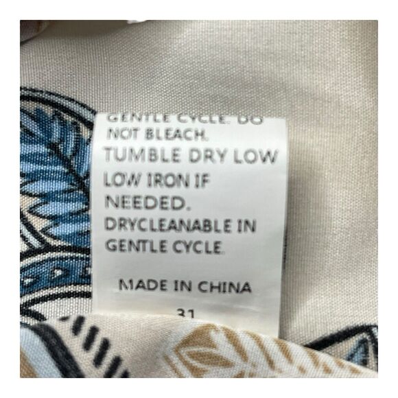 Paisley Print Boho Halter Tassel Dress By Skue Size Large Summer Travel Vacation - Picture 9 of 9